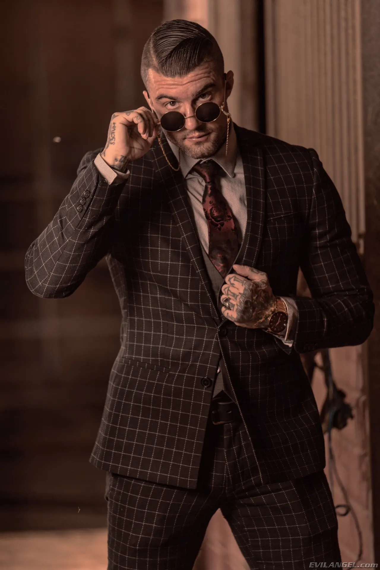 Evil Angel TS 'TS Natalie Mars: Gaping and Milk Enema' starring Hell4Slootz (Photo 1)